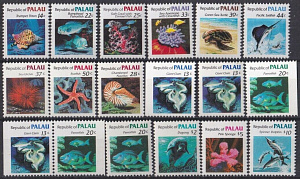 Палау, 1983-1986, Стандарт, Морская фауна, 21 марка